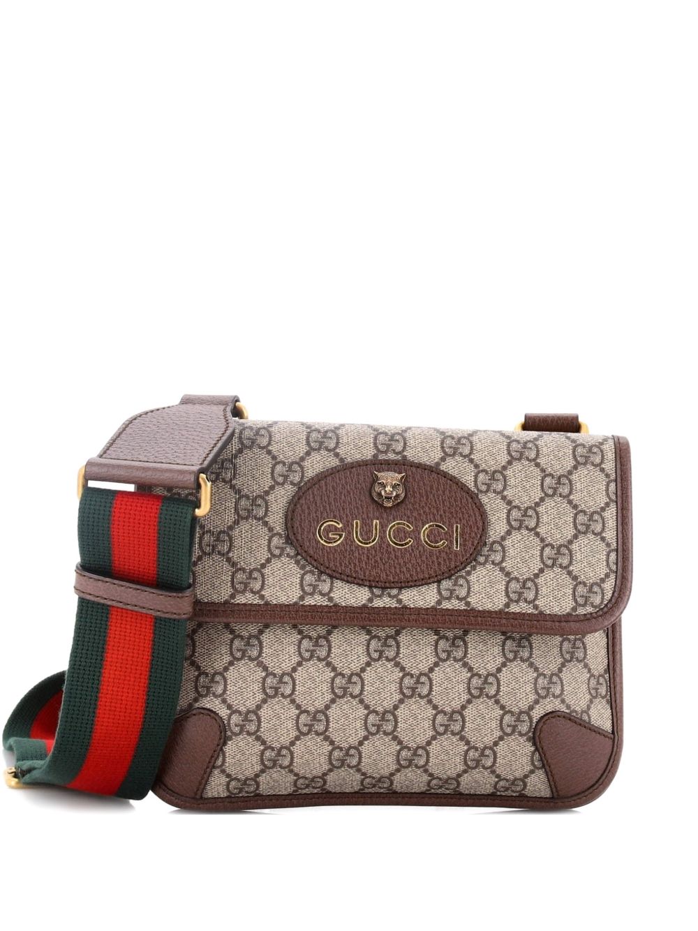 Neo Vintage Flap Messenger GG Coated Canvas Small crossbody bag