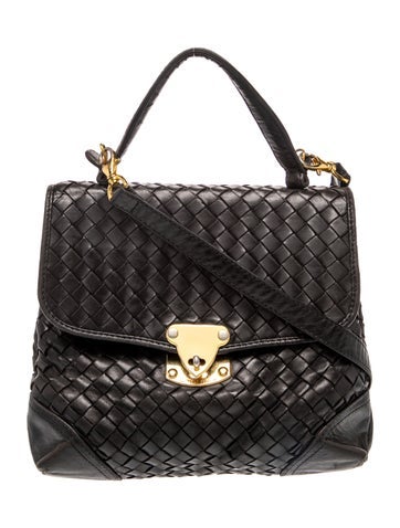 Leather Top Handle Bag Vintage