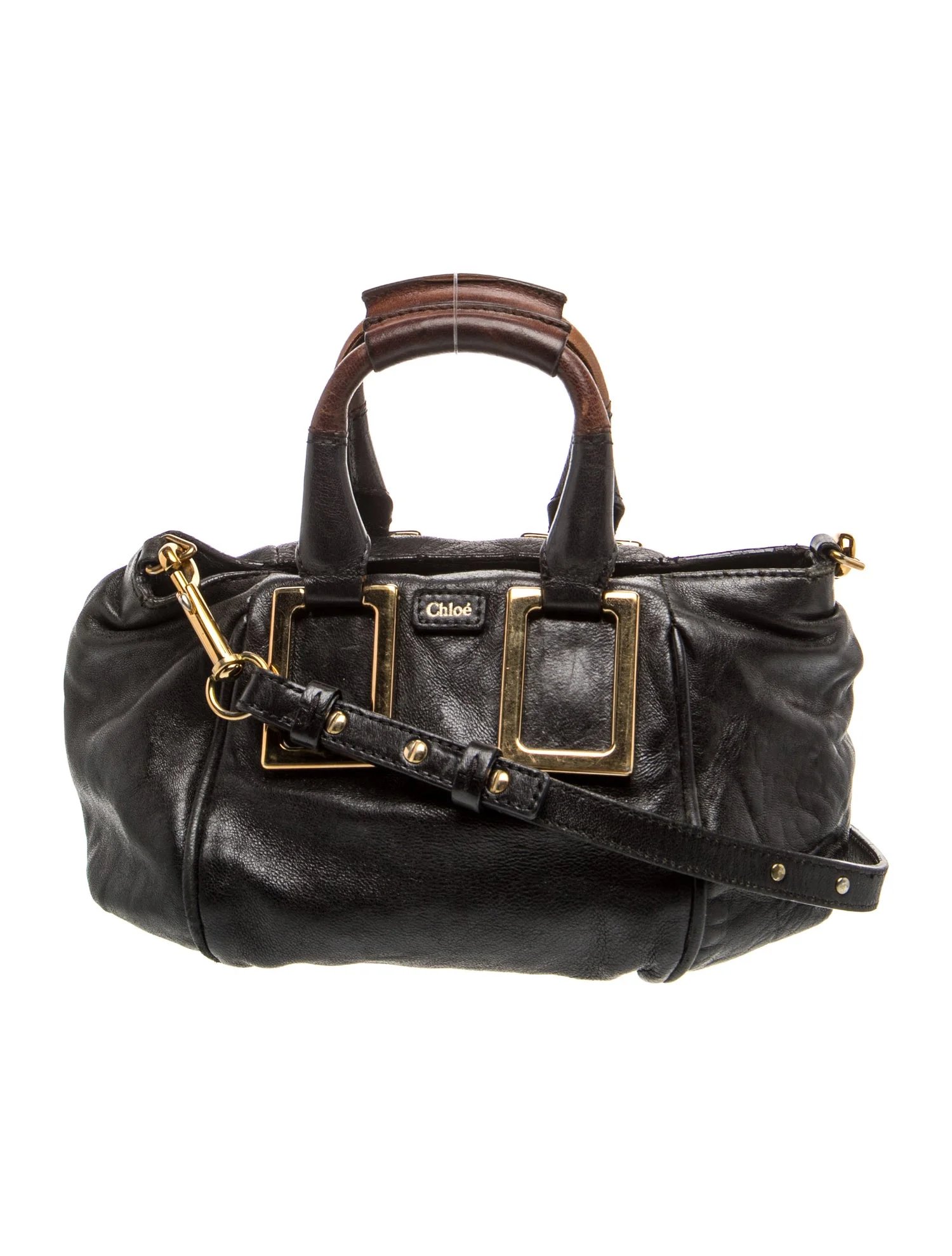Leather Top Handle Bag