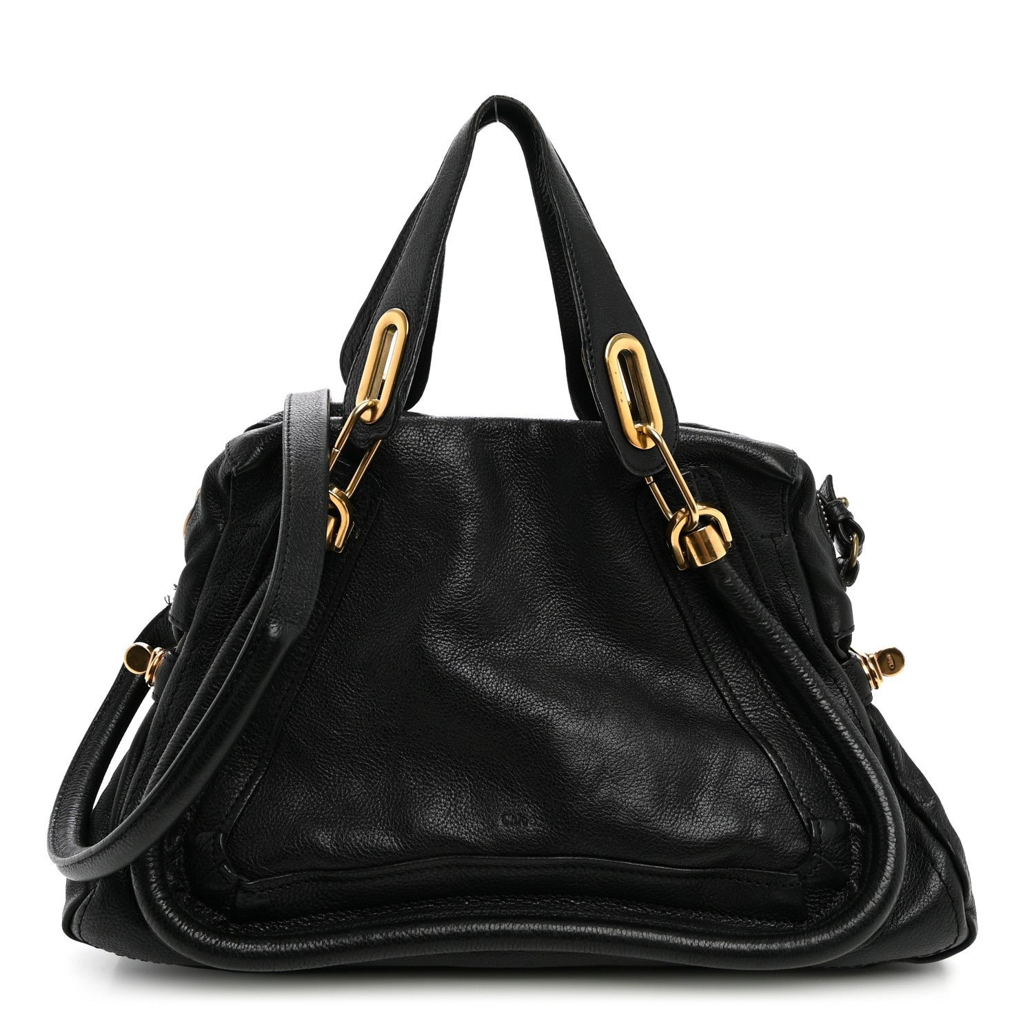 Chloe Calfskin Medium Paraty Black