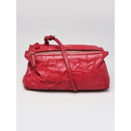 Givenchy Givenchy Red Pepe Leather Mini Pandora Bag