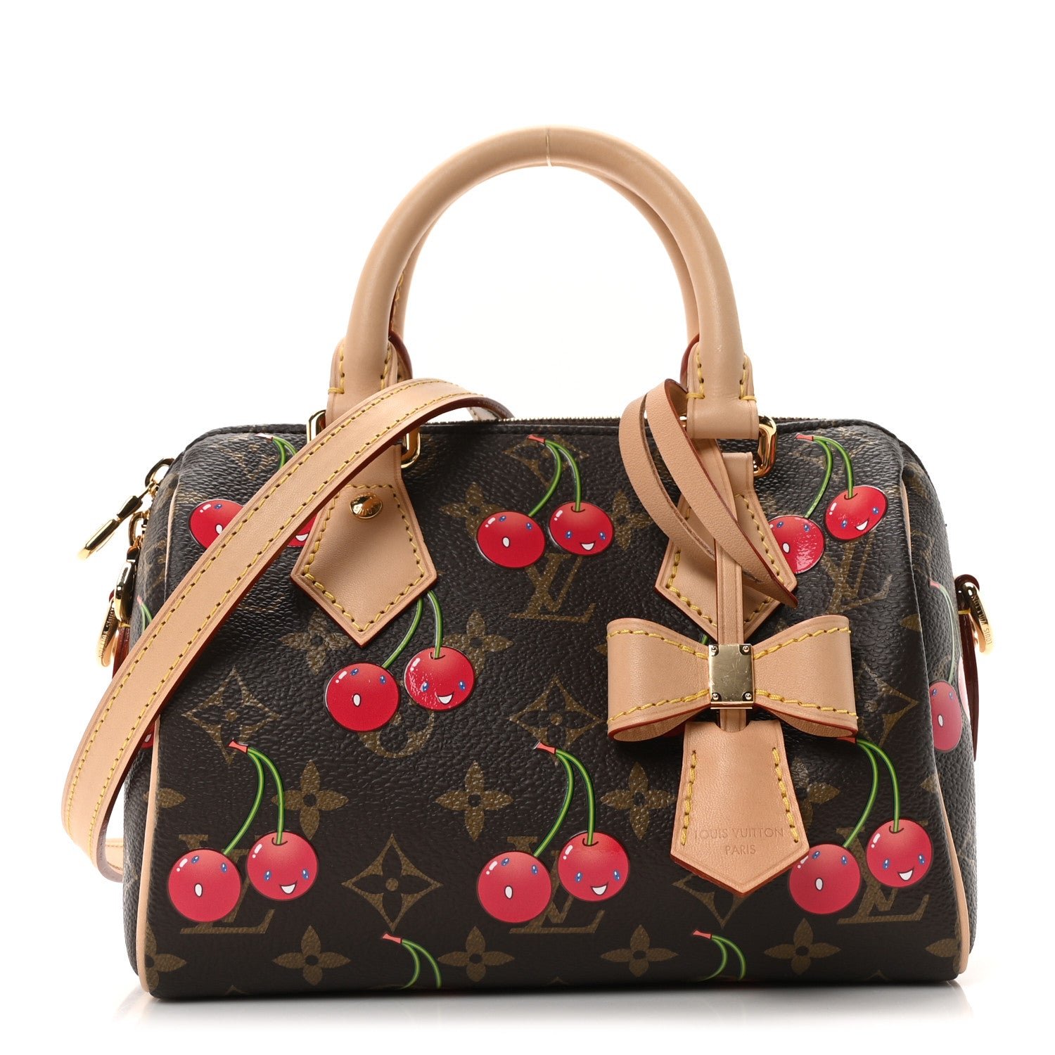 Louis Vuitton LV X TM Monogram Cerises Speedy Bandouliere 20