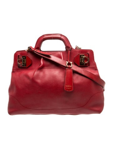 Leather Top Handle Bag
