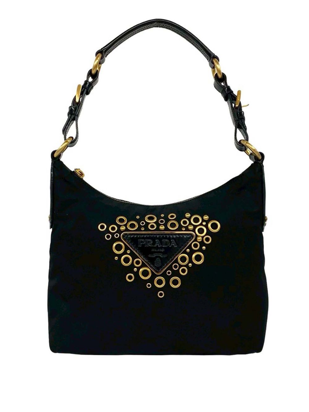 1990-2000 Nylon Vela Grommet shoulder bag