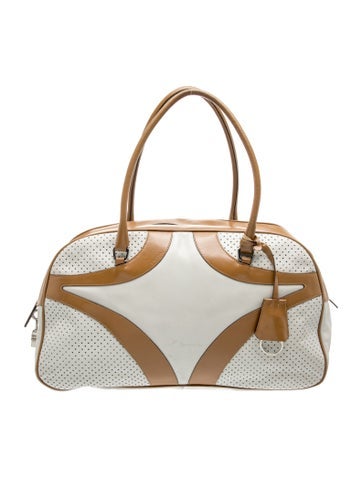 Vitello Drive Leather Shoulder Bag Vintage