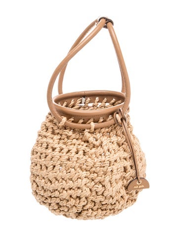 Straw Bucket Bag