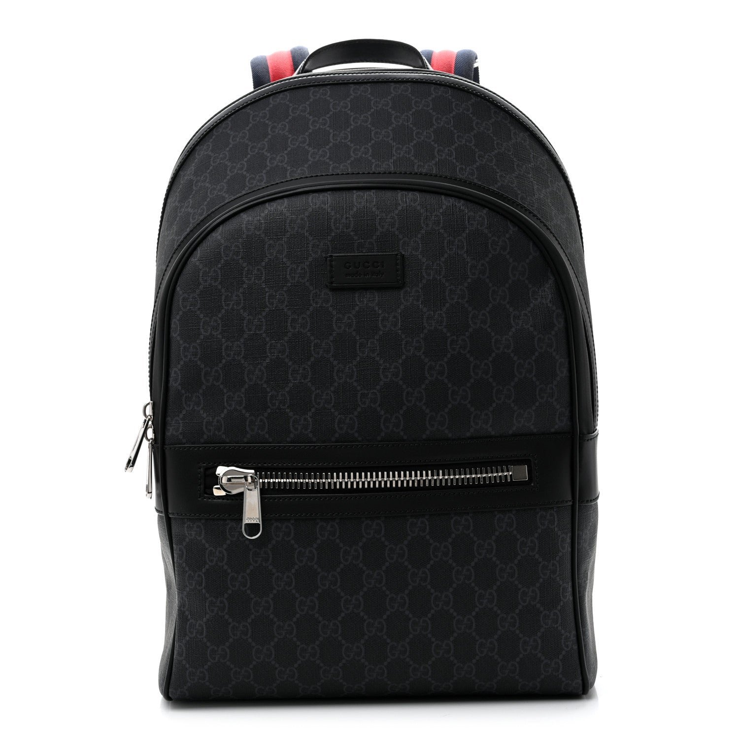 Gucci GG Supreme Monogram Backpack Grey Black