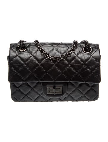 So Black Mini Reissue Flap Bag