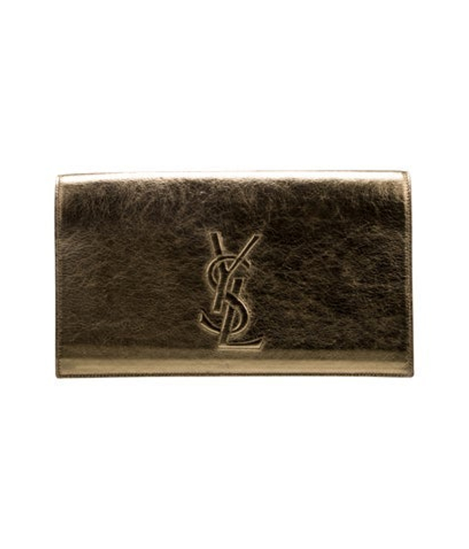 Saint Laurent Saint Laurent Leather Clutch