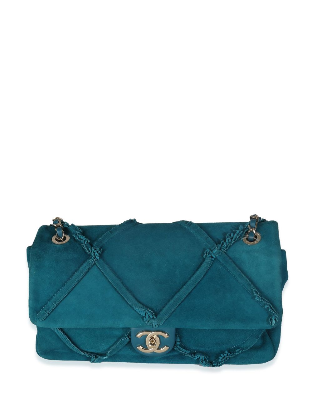 2019 medium Diamond Fringe flap shoulder bag