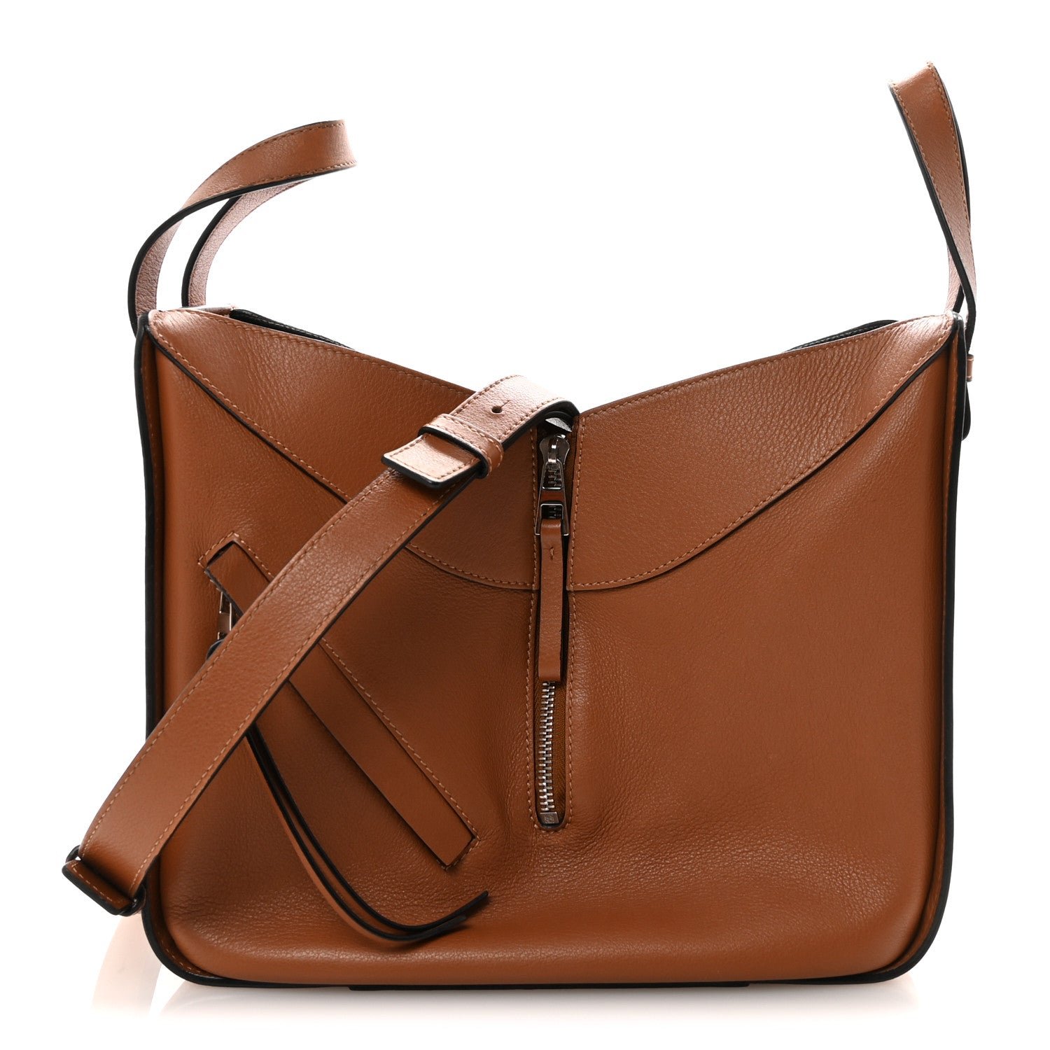 Loewe Calfskin Small Hammock Shoulder Bag Tan