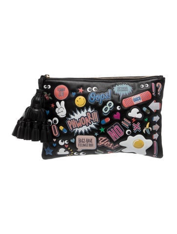 Anya Hindmarch Leather Clutch