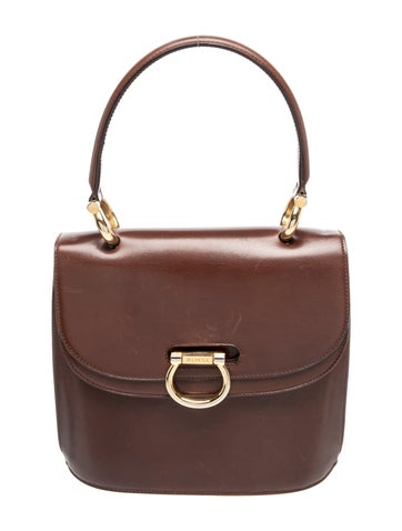 Leather Gancini Vintage