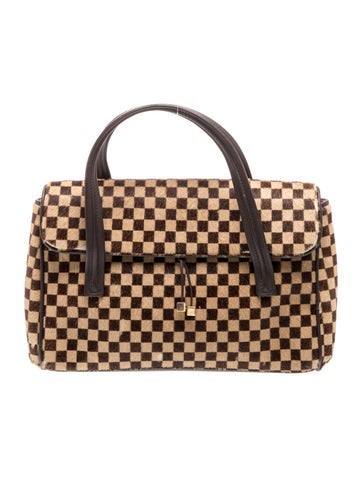 Ponyhair Top Handle Bag