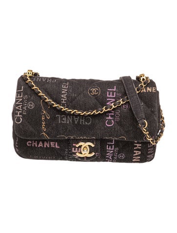Quilted Denim Mood Flap Bag