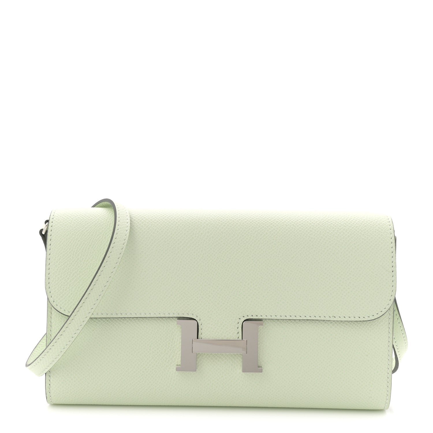 Hermes Epsom Constance Long To Go Wallet Vert Fizz