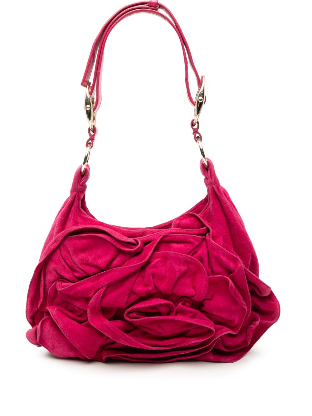 2000-2012 Suede Nadja Rose shoulder bag