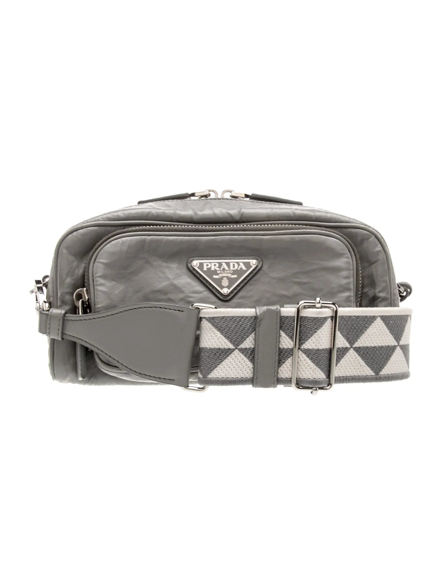 Enameled Metal Triangle Multi-Pocket