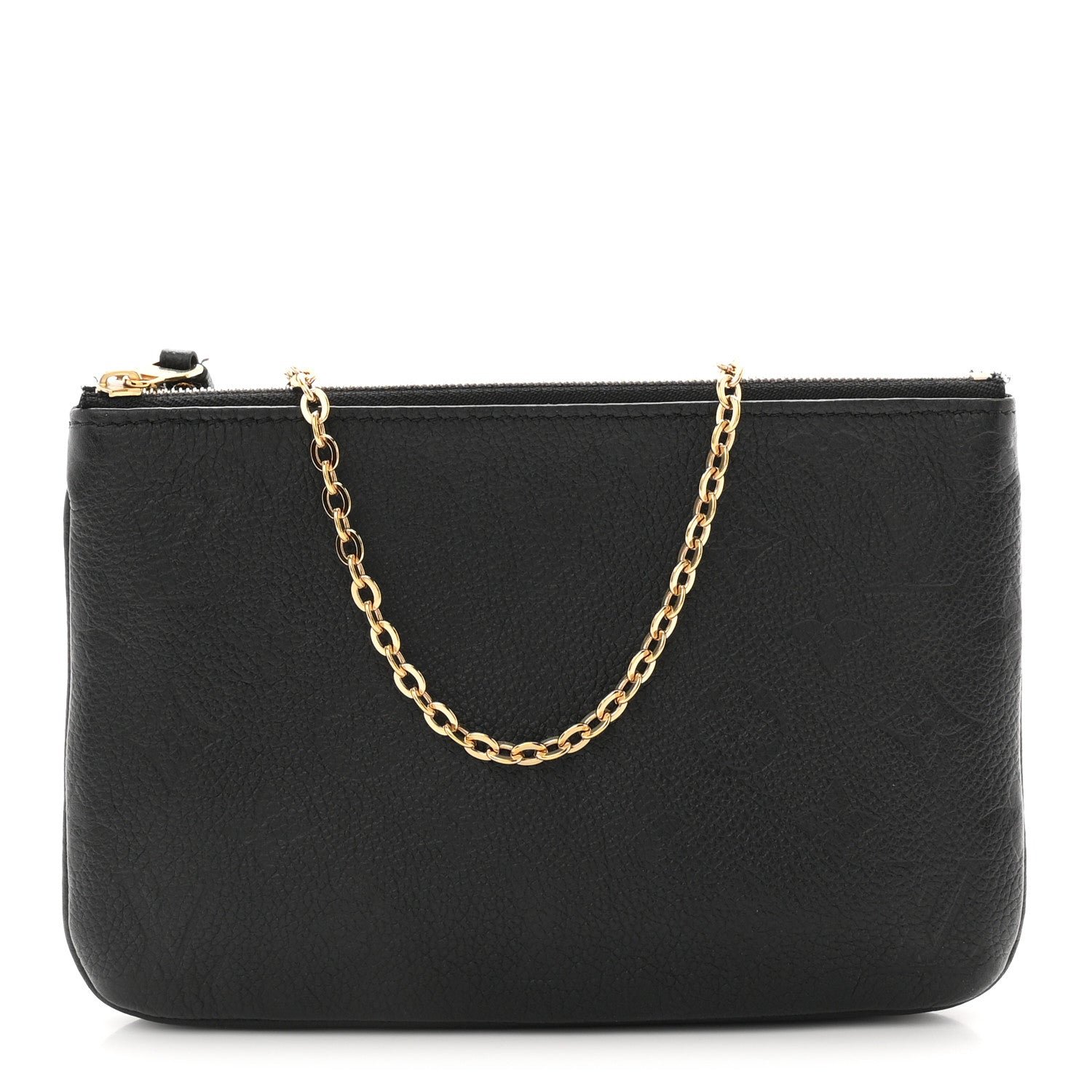 Louis Vuitton Empreinte Double Zip Pochette Black