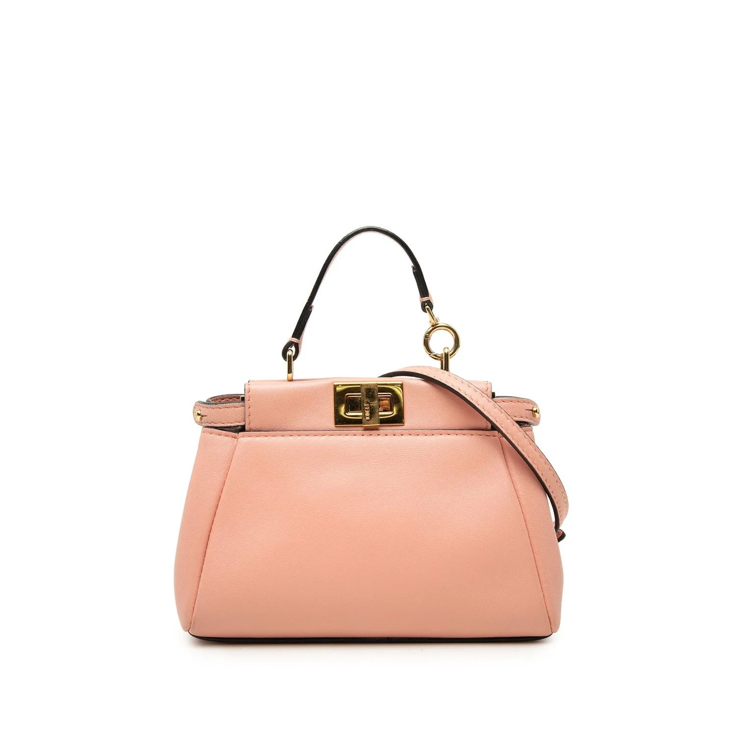 Calf Leather Micro Peekaboo Satchel