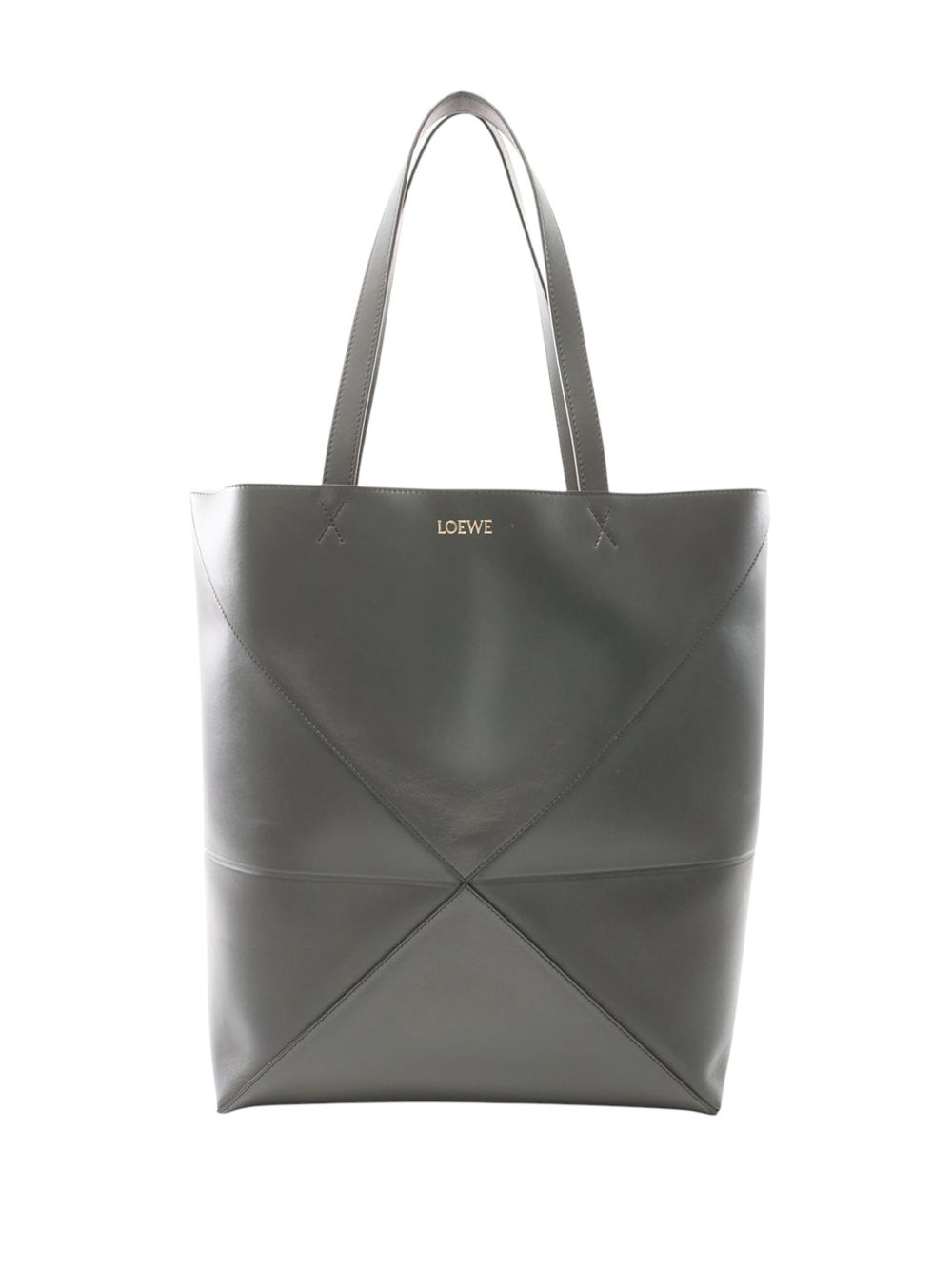 Loewe 2010-2026 Large Calfskin Puzzle Fold tote bag