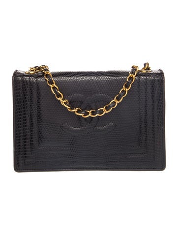 CC Lizard Flap Bag