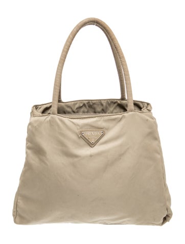 Tessuto Nylon Top Handle Bag Vintage