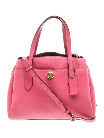 Coach Leather Top Handle Bag