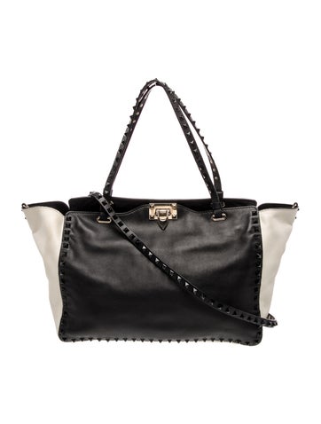 Valentino Rockstud Top Handle Bag