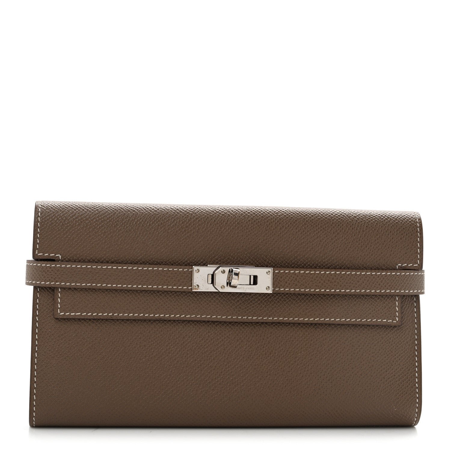 Hermes Epsom Kelly Longue Wallet Etoupe