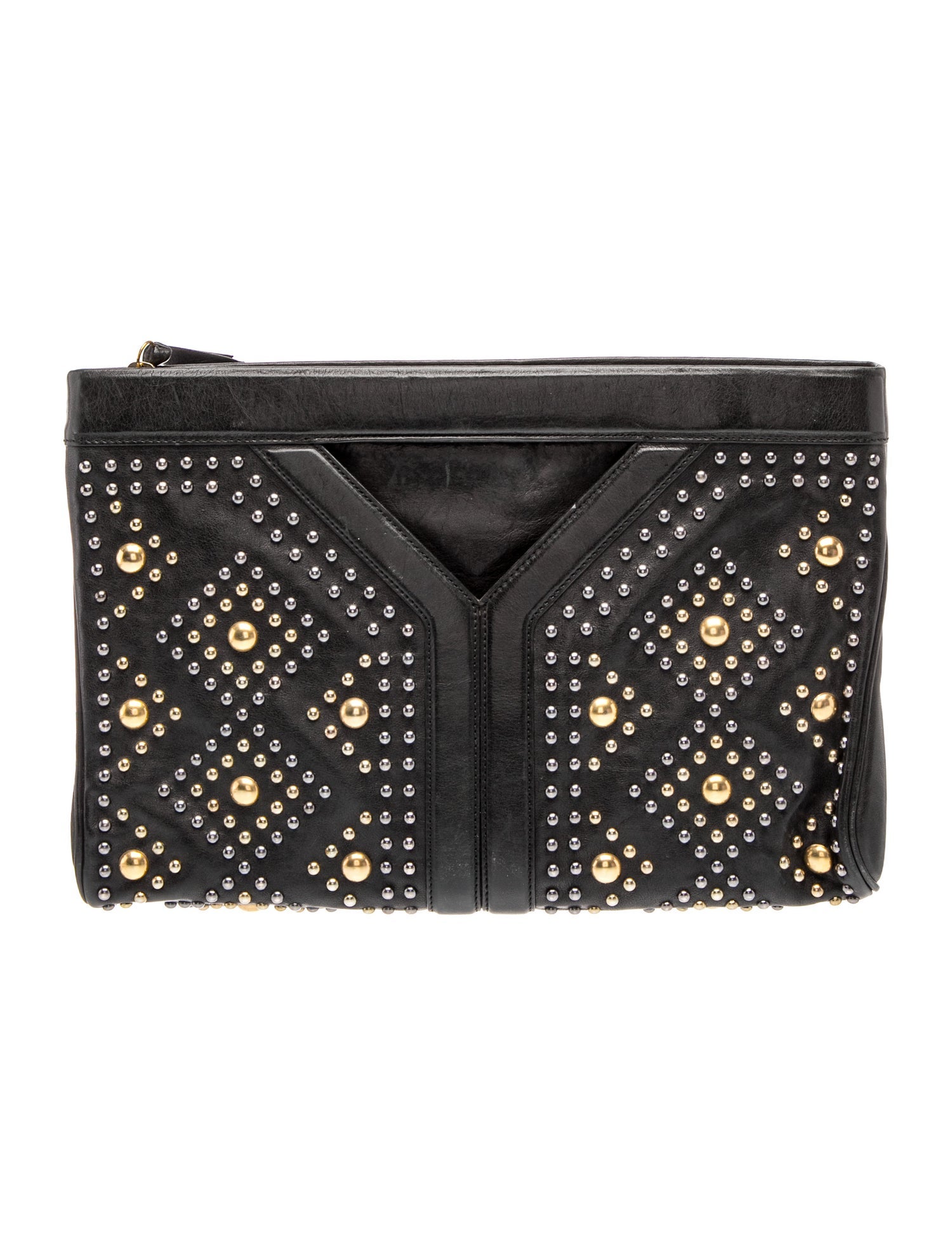 Saint Laurent Leather Clutch