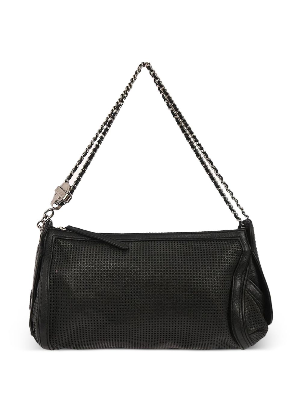 2005 Perforated Pulley leather shoulder bag