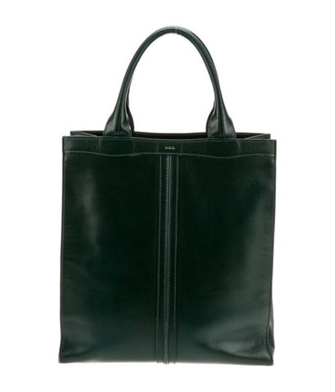 Valextra Leather Top Handle Bag