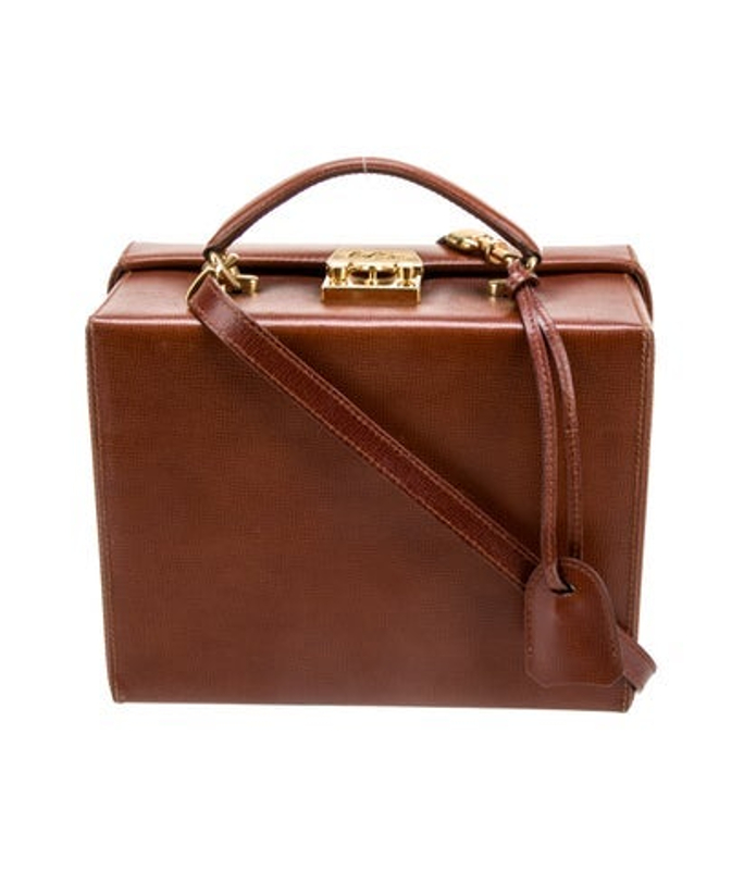 Mark Cross Cross Leather Top Handle Bag