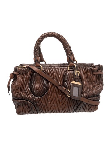Leather Top Handle Bag