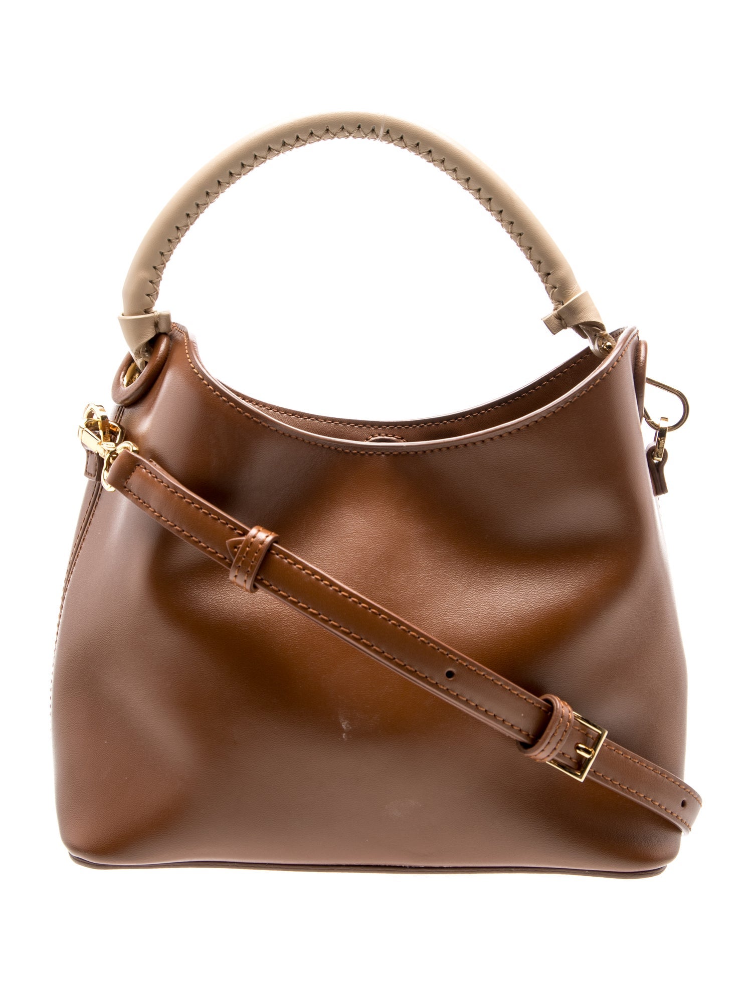 Leather Top Handle Bag