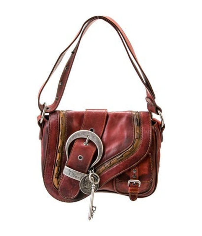 Dior Dior Leather Gaucho Saddle Small Vintage