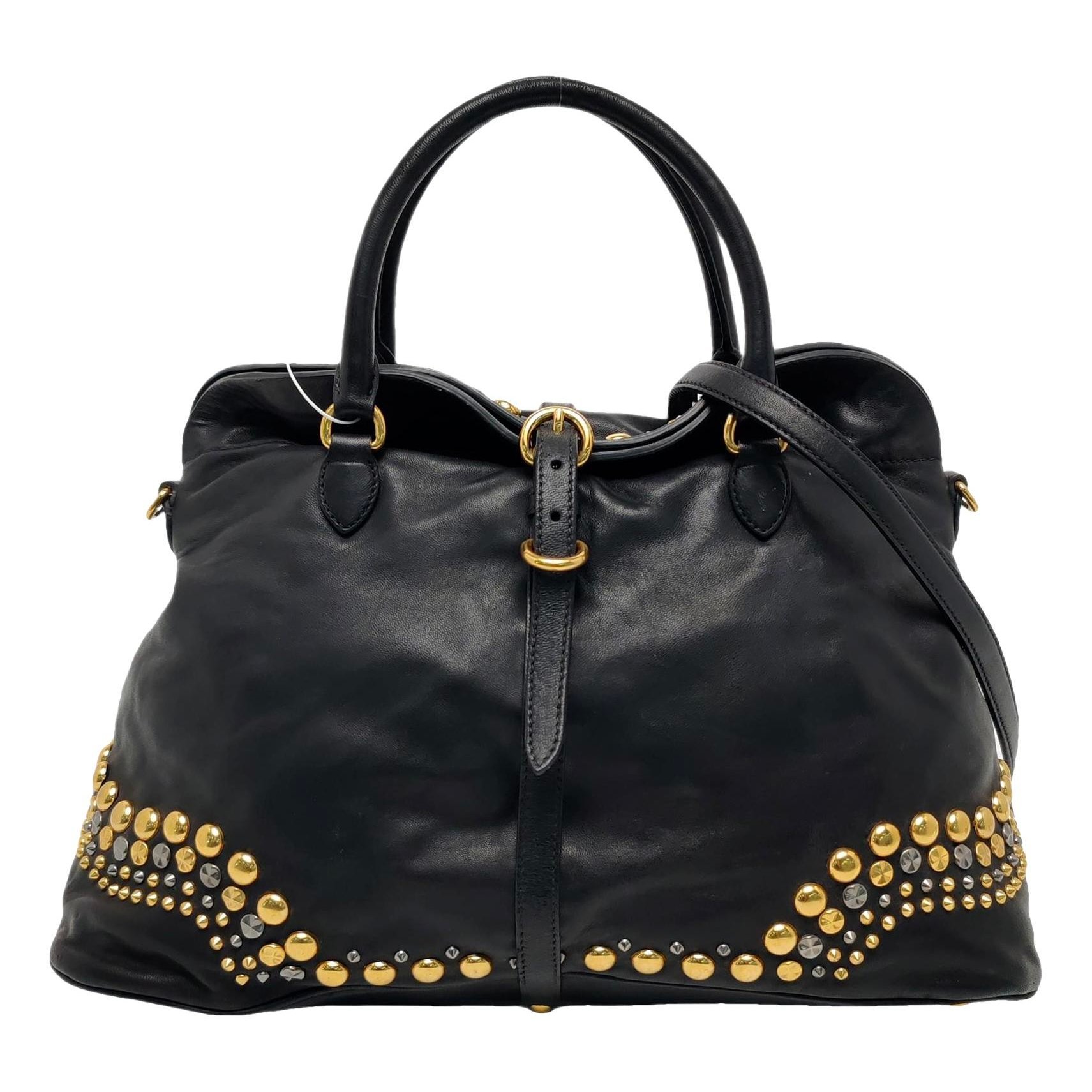 Bow bag leather handbag