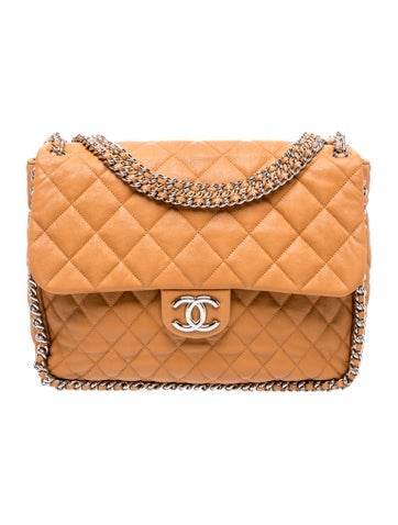 Maxi Chain Around Flap Bag