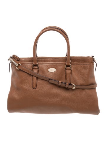 Leather Top Handle Bag