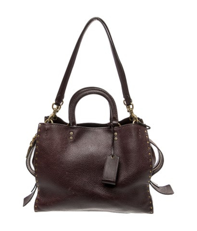 Coach Leather Top Handle Bag