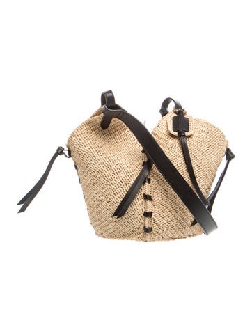 Raffia Bucket Bag