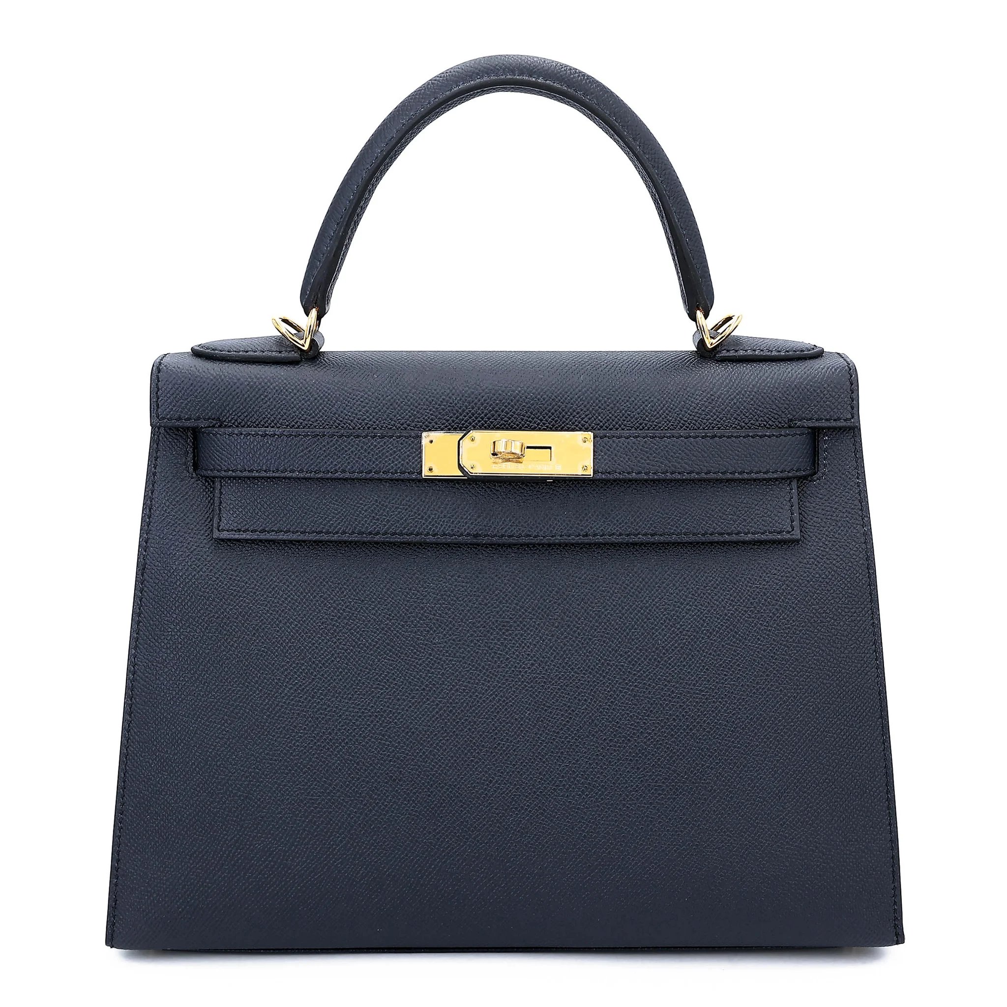 Unused ( Rank NS ) HERMÈS Kelly 28 Sellier Bleu Indigo (76) Epsom Gold hardware Y (2020)