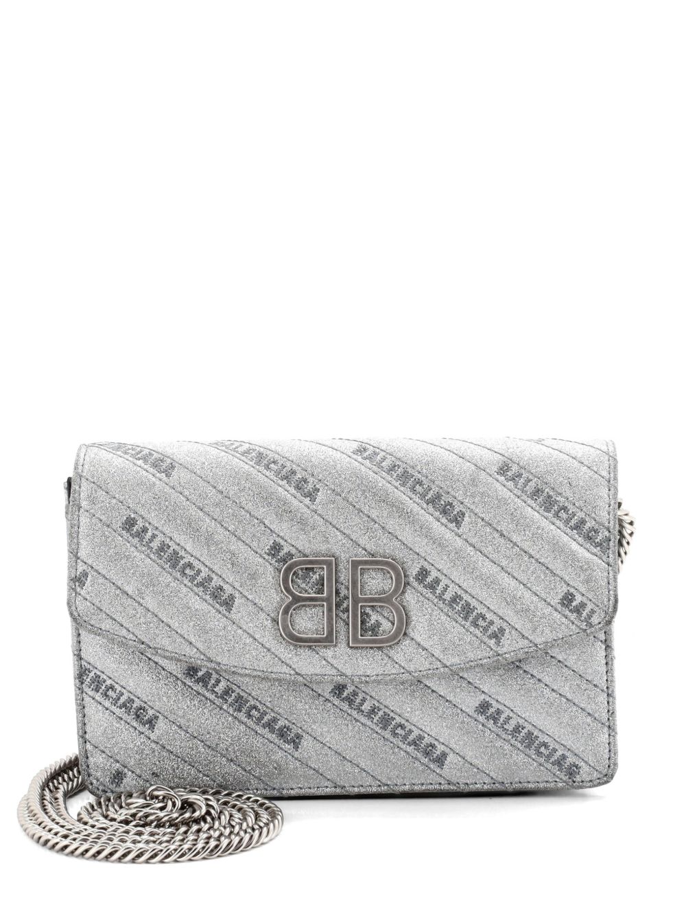 BB Chain Wallet Quilted Embroidered Glitter crossbody bag
