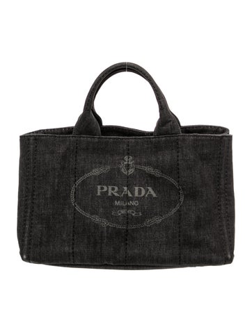 Denim Top Handle Bag