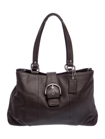 Leather Top Handle Bag