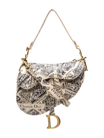 Oblique Jacquard Saddle