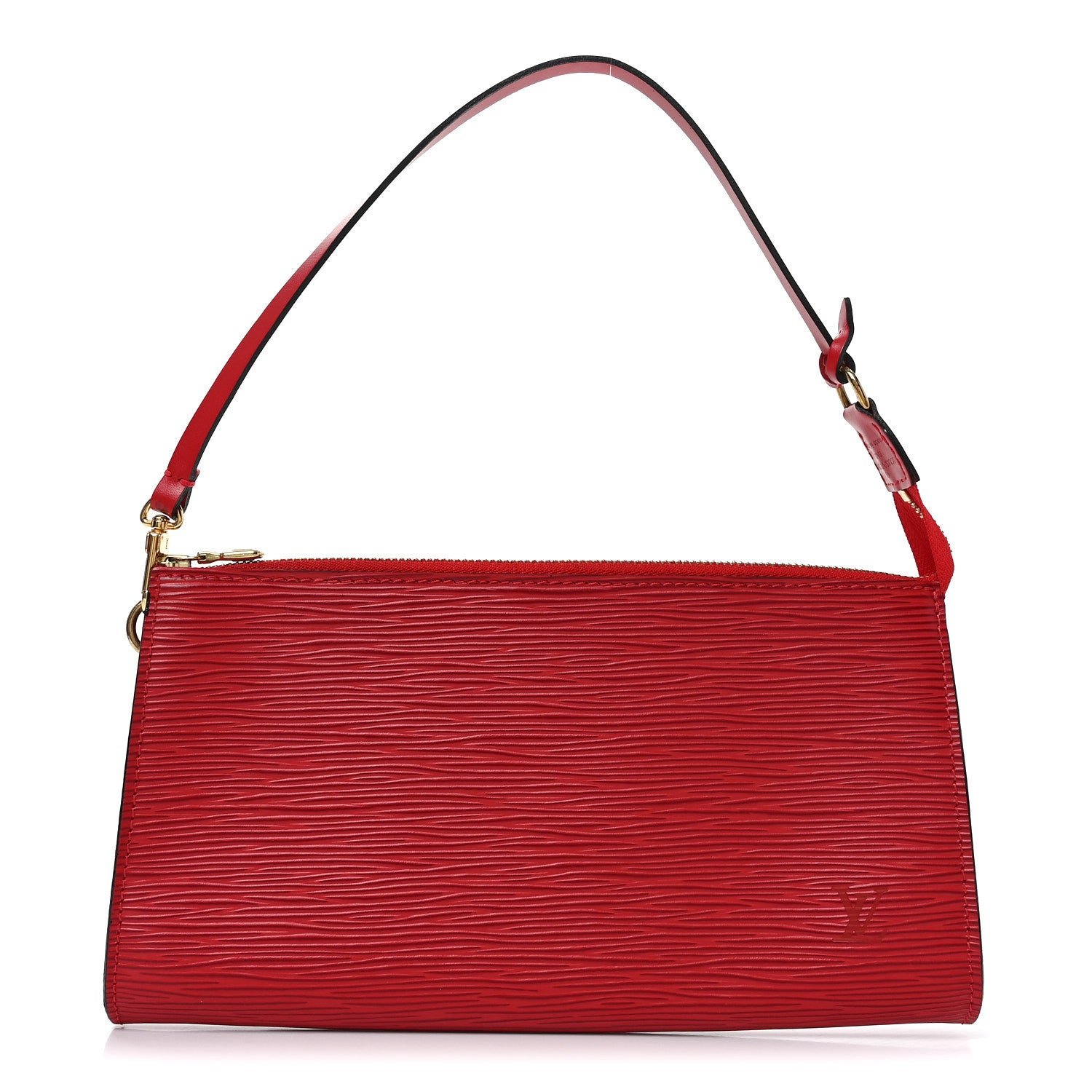 Louis Vuitton Louis Vuitton Epi Pochette Accessories 24 Castillan Red
