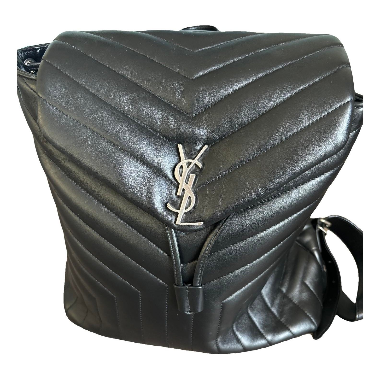 Loulou leather backpack