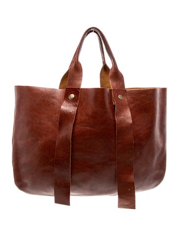 Leather Top Handle Bag